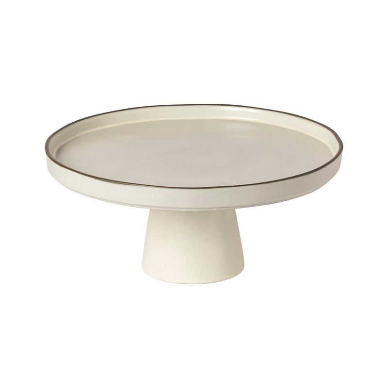 Costa Nova - Stacked Organic Footed plate - Limolin 