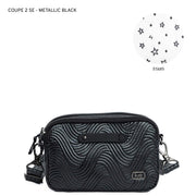 LUG - Coupe SE 2 Convertible Crossbody Bag - METALLIC BLACK - colour view