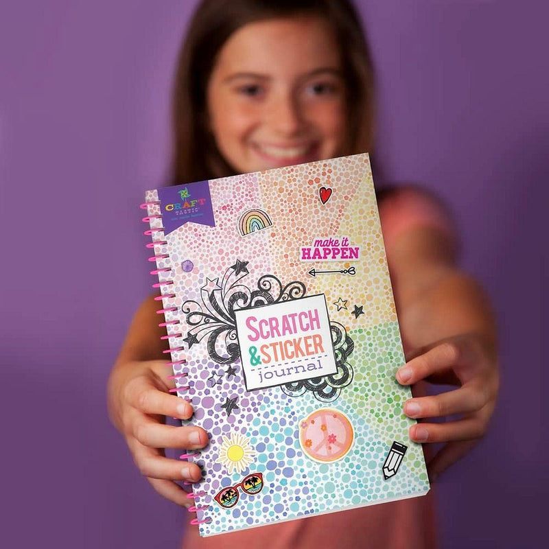 Craft-tastic: Scratch and Sticker Journal - Limolin 