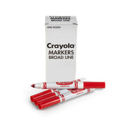 Crayola - 12 Count Bulk Broad Line Markers - Limolin 