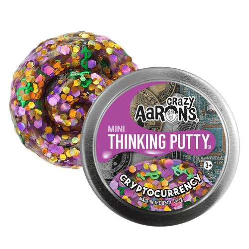 Crazy Aaron's - Mini Thinking Putty - Cryptocurrency (EN) - Limolin 