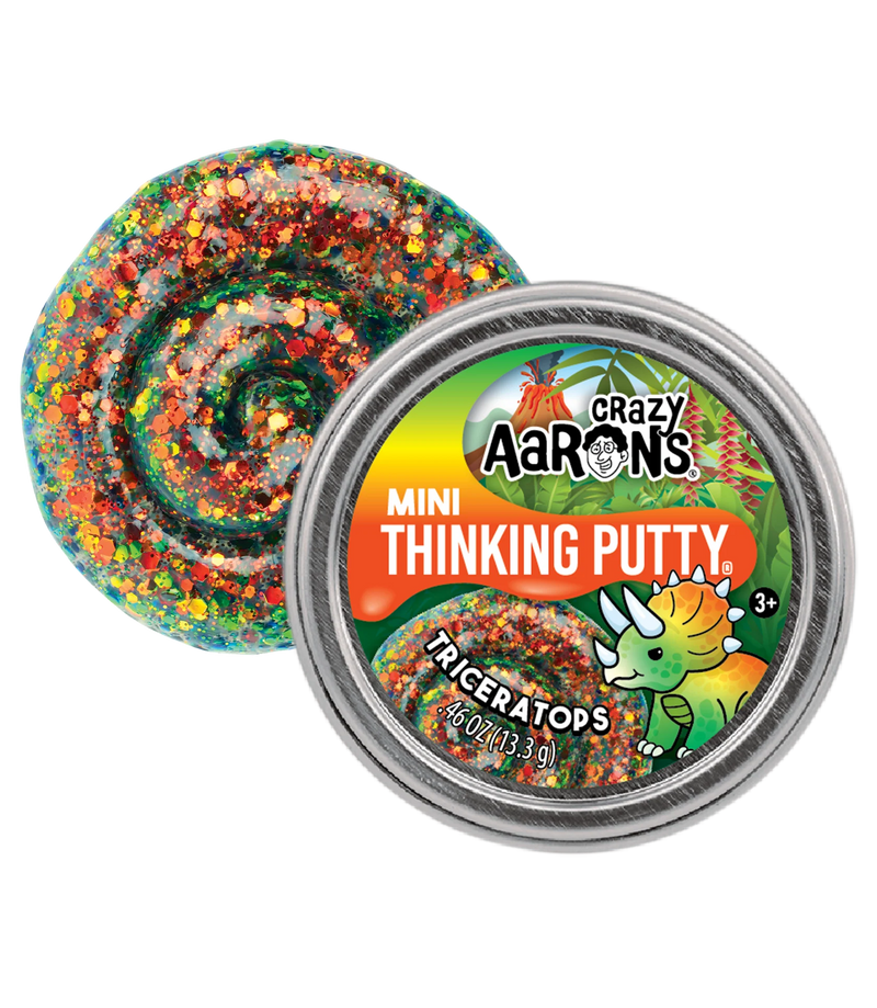 Crazy Aaron's - Mini Thinking Putty - Triceratops Eng - Limolin 