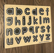 Creative Beginning - LOWERCASE ALPHABET - CHALKBOARD BASE WITH TRACERS - Limolin 