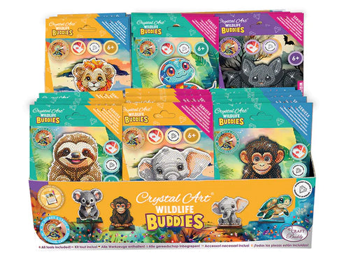 Crystal Art - Buddies: Exotic (assorted 30 in PDQ) - Limolin 