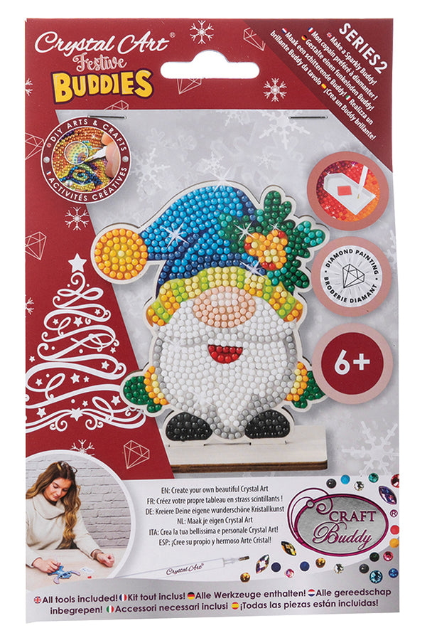 Crystal Art - Buddies: Holiday (Assorted 30 in PDQ) - Limolin 