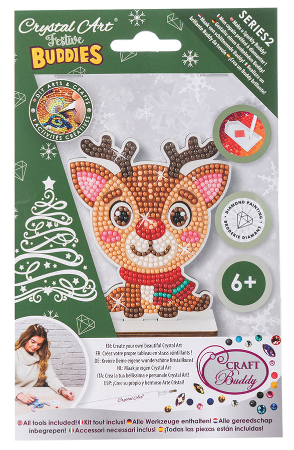 Crystal Art - Buddies: Holiday (Assorted 30 in PDQ) - Limolin 