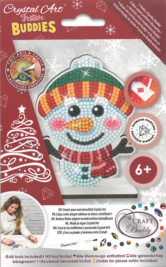 Crystal Art - Buddies: Holiday (Assorted 30 in PDQ) - Limolin 