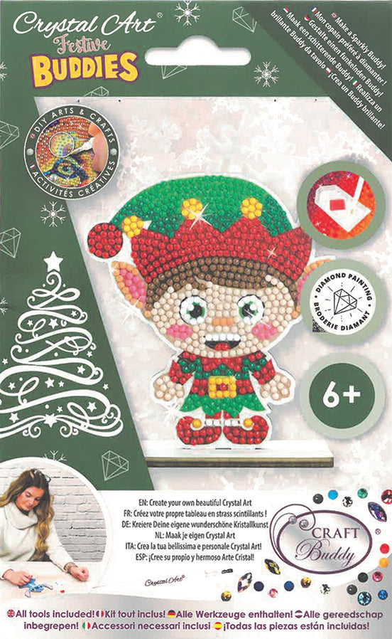 Crystal Art - Buddies: Holiday (Assorted 30 in PDQ) - Limolin 