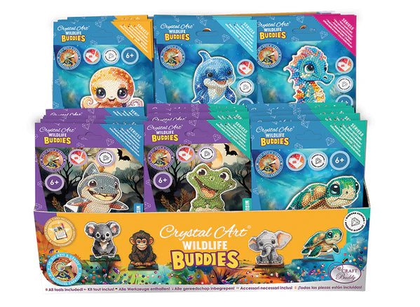 Crystal Art - Buddies: Ocean (assorted 30 in PDQ) - Limolin 