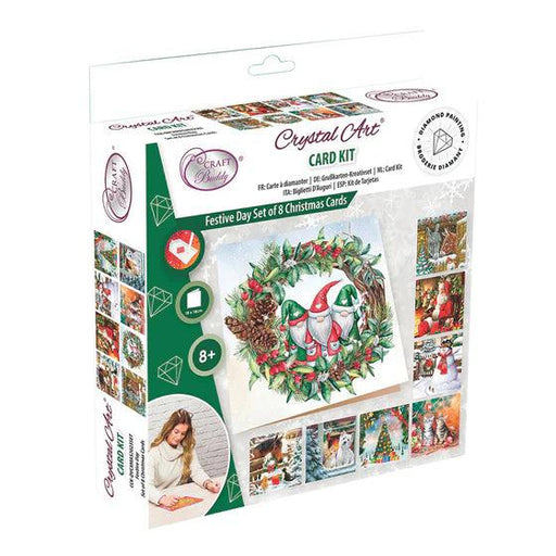 Crystal Art - CA Card Kit (Box Set): Christmas Cards - Limolin 