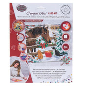 Crystal Art - CA Card Kit: Christmas Friendship - Limolin 