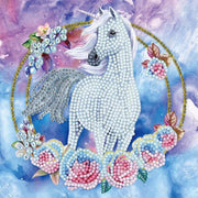 Crystal Art - CA Card - Unicorn Garland - Limolin 