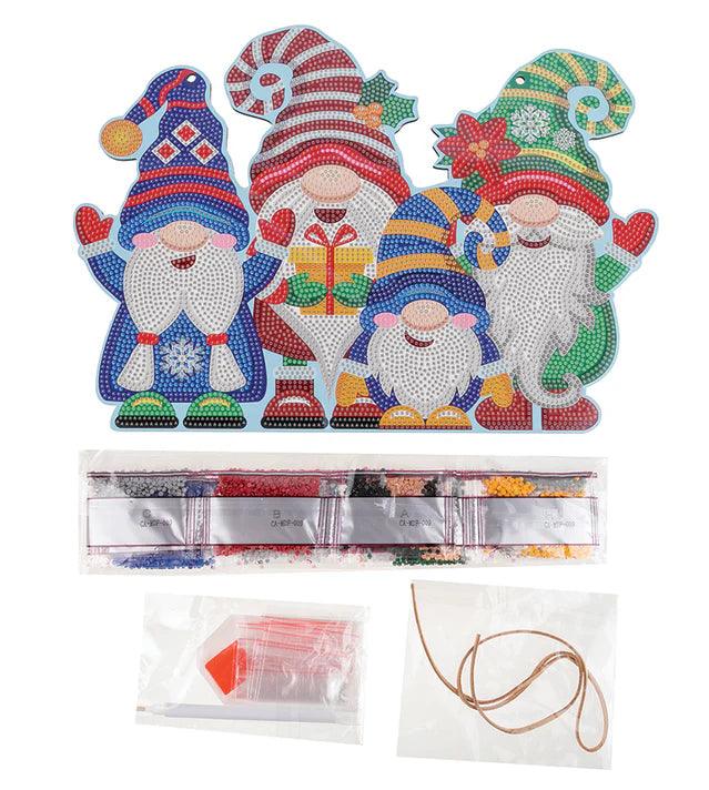 Crystal Art - CA Deco Kit: Hanging Gnomes - Limolin 