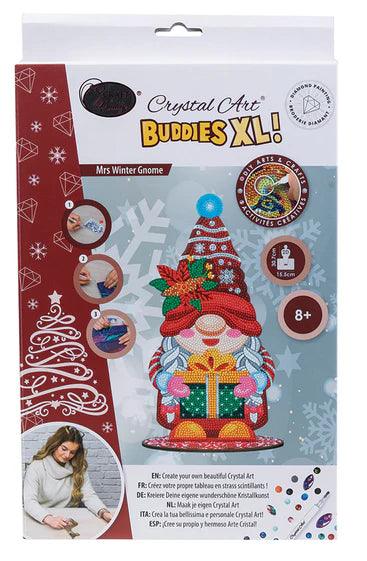 Crystal Art - CA Deco Kit: Mrs Winter Gnome - Limolin 