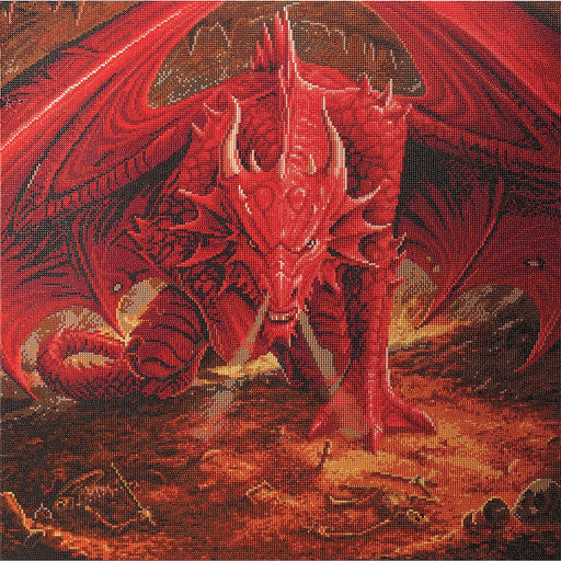 Crystal Art - CA Kit (XL size B) - Dragon's Lair - Limolin 