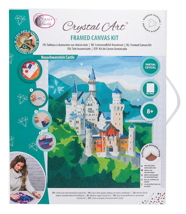 Crystal Art - CA Mounted Kit (Lg): Neuschwanstein Castle - Limolin 