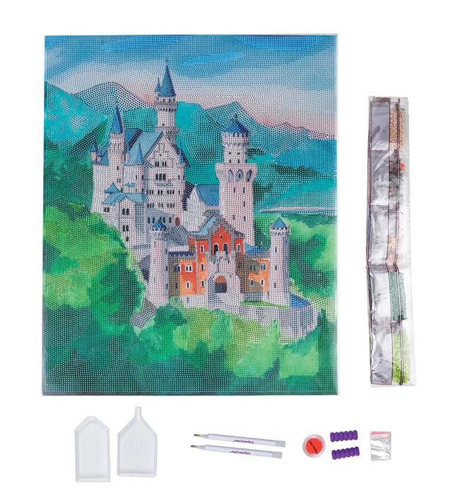 Crystal Art - CA Mounted Kit (Lg): Neuschwanstein Castle - Limolin 