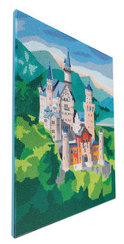 Crystal Art - CA Mounted Kit (Lg): Neuschwanstein Castle - Limolin 