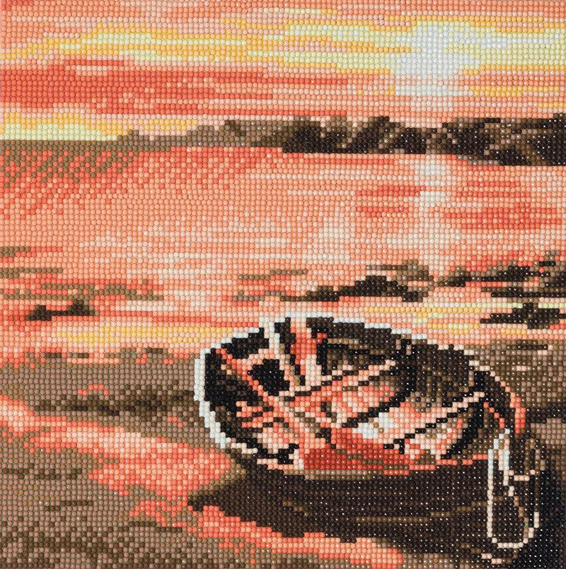 Crystal Art - CA Mounted Kit (Med): River Boat - Limolin 