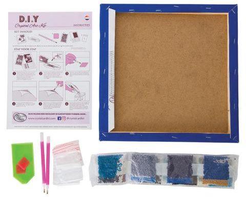 Crystal Art - CA Mounted Kit (Med): Santa's Here - Limolin 