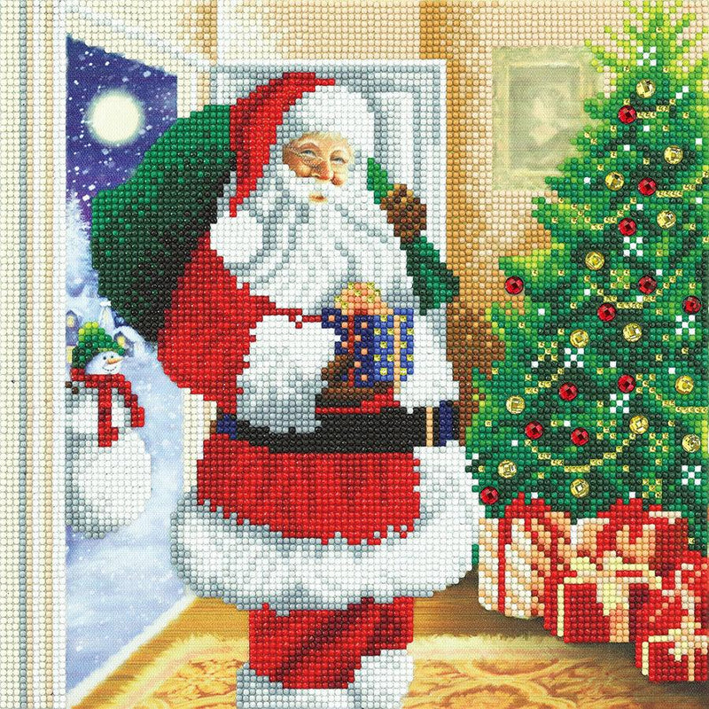Crystal Art - CA Mounted Kit (Med): Santa's Here - Limolin 