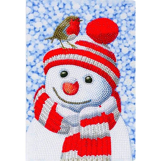 Crystal Art - CA Notebook - Friendly Snowman - Limolin 