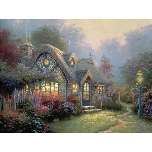 Crystal Art - CA PBN (Large) - Lamplight Cottage (Kinkade) - Limolin 