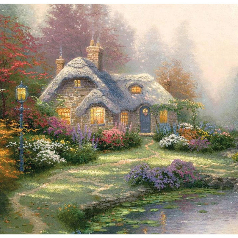 Crystal Art - CA PBN (Medium) - Everett's Cottage (Kinkade) - Limolin 
