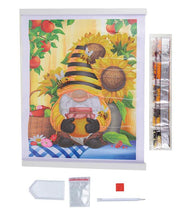 Crystal Art - CA Scroll Kit: Busy Bee Gnome - Limolin 