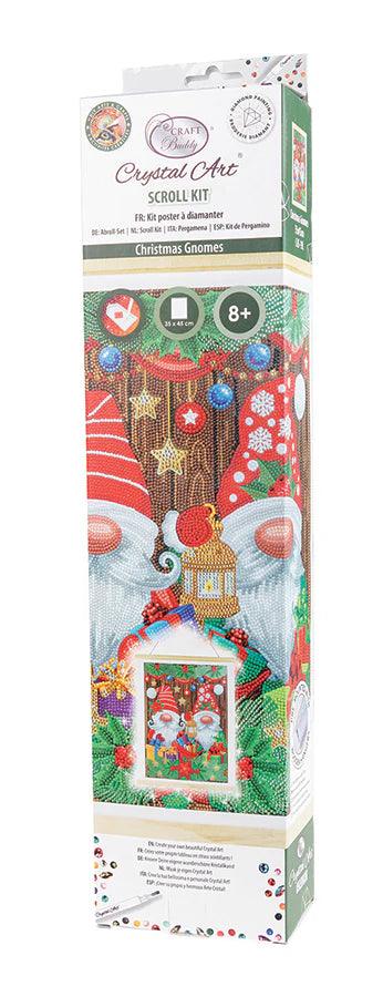 Crystal Art - CA Scroll Kit: Christmas Gnomes - Limolin 