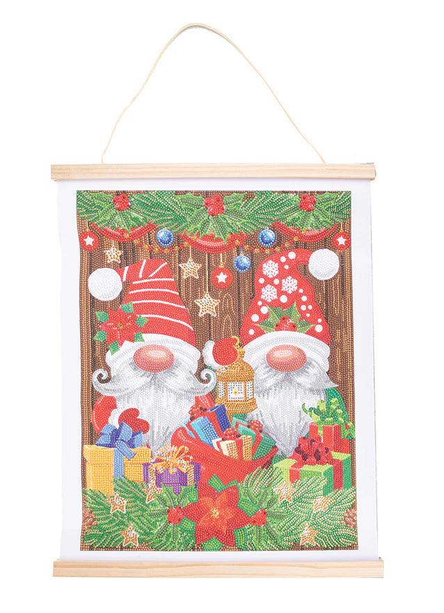 Crystal Art - CA Scroll Kit: Christmas Gnomes - Limolin 