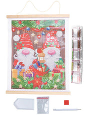Crystal Art - CA Scroll Kit: Christmas Gnomes - Limolin 