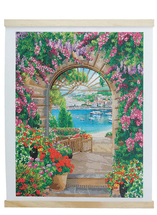 Crystal Art - CA Scroll Kit: Window to Paradise - Limolin 