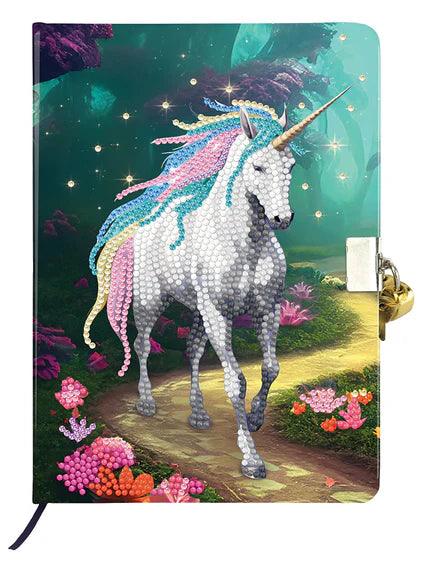 Crystal Art - CA Secret Diary Kit: Unicorn Stroll - Limolin 
