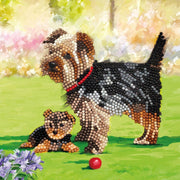 Crystal Art - Card - Dogs - Limolin 