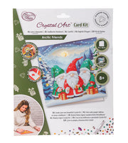 Crystal Art - Card Kit: Arctic Friends - Limolin 