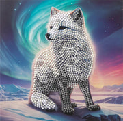 Crystal Art - Card Kit: Aurora the Fox - Limolin 
