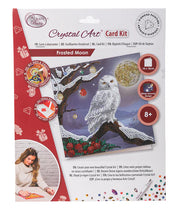 Crystal Art - Card Kit: Frosted Moon - Limolin 