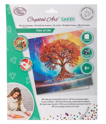 Crystal Art - Card Kit: Tree of Life - Limolin 