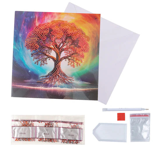 Crystal Art - Card Kit: Tree of Life - Limolin 