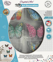 Crystal Art - Deco Kit: 3D Butterflies (Set of 5) - Limolin 