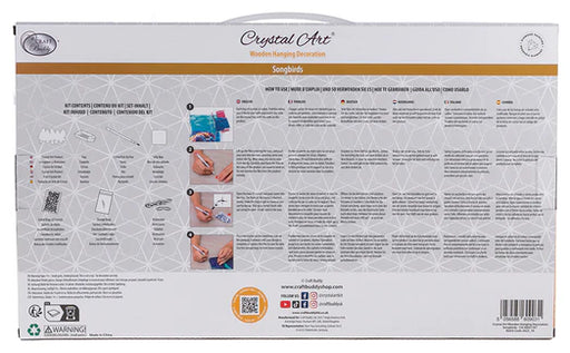 Crystal Art - Deco Kit: Hanging Song Birds - Limolin 