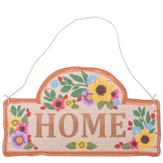Crystal Art - Deco Kit: Home Sign - Limolin 