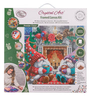 Crystal Art - Mounted Kit (Med): Fireside Cheer - Limolin 