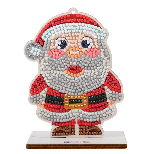 Crystal Art - Ornament: Santa - Limolin 