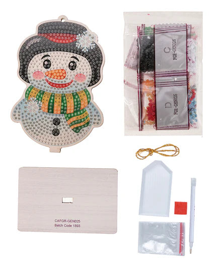 Crystal Art - Ornament: Snowman - Limolin 