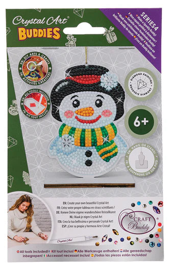 Crystal Art - Ornament: Snowman - Limolin 
