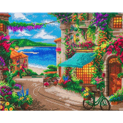 Crystal Art - PBN (Large) - Italian Cafe (Kinkade) - Limolin 