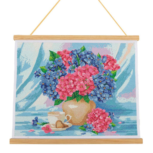 Crystal Art - Scroll Kit: Happy Hydrangeas - Limolin 