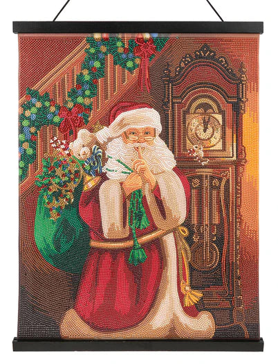 Crystal Art - Scroll Kit: Santa's Secret - Limolin 